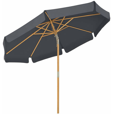 Parasol 3 m ombrelle octogonal protection solaire anti uv UPF50 mât et