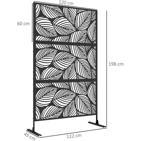 Outsunny Gartensichtschutz X Cm Balkon Sichtschutz Trennwand