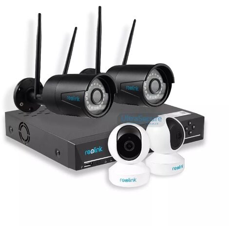 Pack NVR CLASSIC IN OUT WiFi 4MP enregistreur 24h 7 2To 4 caméras