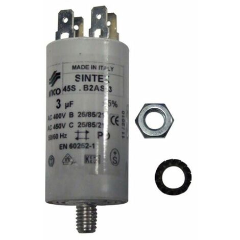 Condensateur 3µF d origine 481912118102 Lave vaisselle AEG ARTHUR