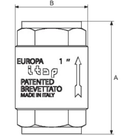 Clapet Anti Retour Laiton F Europa Itap