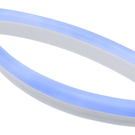 PrimeMatik Striscia Flessibile LED Neon Flex LNF 16x8mm 220VAC 5m Blu