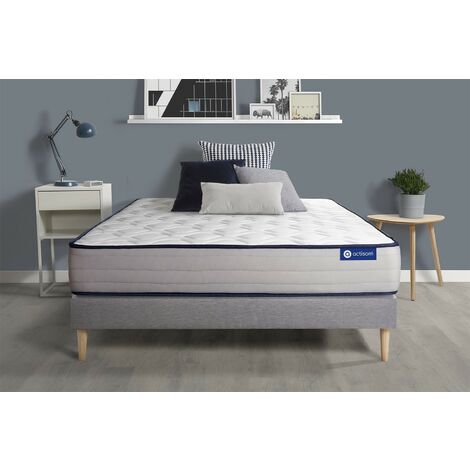 Ensemble matelas Ressorts ensachés et Mémoire de forme ACTIFLEX FORM