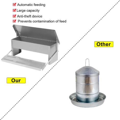 Deactive Hengda Hühnerfutter futterautomat hühner 5kg Hühnerfutter