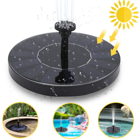 Deactive Hengda Solar Springbrunnen Outdoor Solar Teichpumpe Mit 1 5W