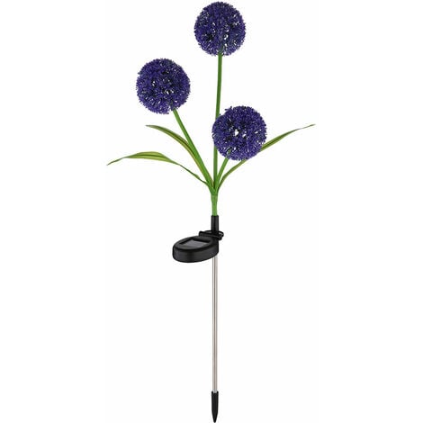 Au Enleuchte Gartendeko Led Solarlampe Pusteblume Erdspie