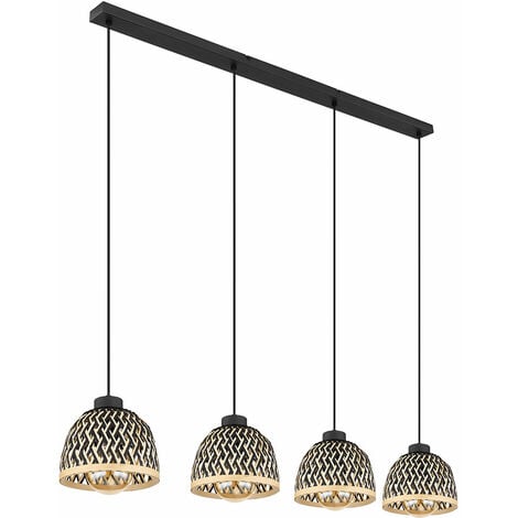 H Ngelampe Esstisch Pendelleuchte Boho Wohnzimmerlampe Flammig