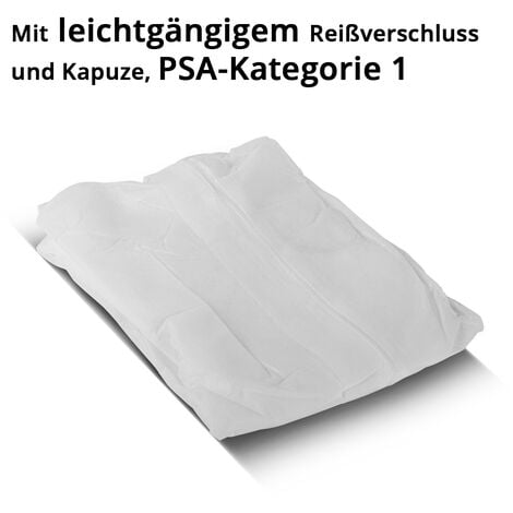 STAHLWERK Maleranzug XL 3er Set Schutzanzug PP Overall Einweg Anzug Mit