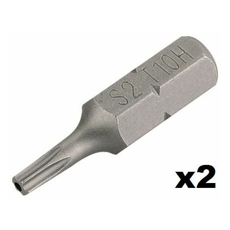 KREATOR Embout de vissage Torx Tamper T10 25mm 2 pièces