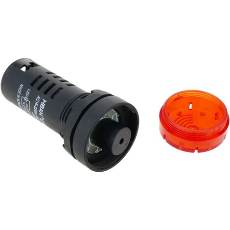 Bematik Buzzer Mm Vac Pour Panneaux De Commande Signal Sonore Rouge