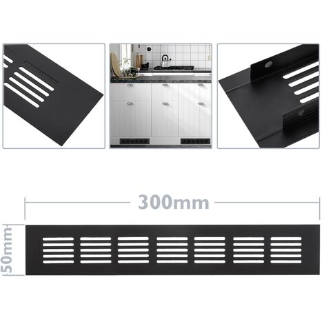 PrimeMatik Grille De Ventilation Pour Plinthes Base En Aluminium