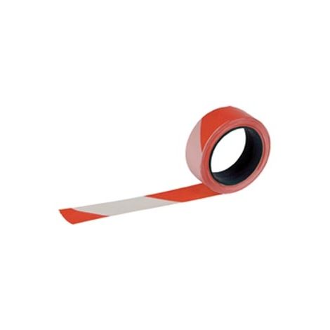 RUBAN DE SIGNALISATION ROUGE BLANC 100 M 5 CM SOFOP TALIAPLAST