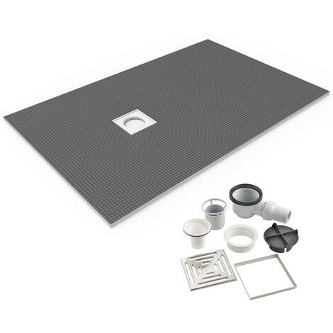 Tileable Xps Foam Wet Room Shower Tray Former Kit Inc Waste Mm X