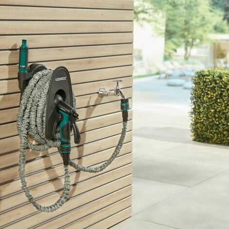 VONROC Tubo Flessibile Da Giardino 20 Metri Incl Supporto A Muro