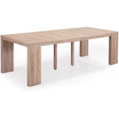 Table Console extensible Nassau L Chêne Clair