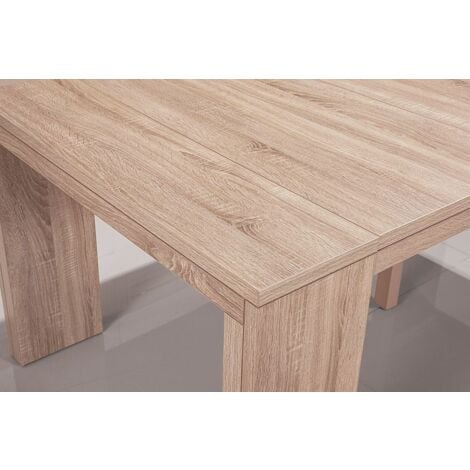 Table Console extensible Nassau L Chêne Clair