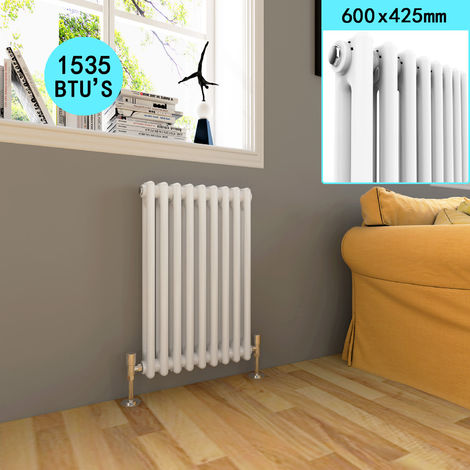 Elegant Central Heating White Traditional Radiator Cast Iron Style