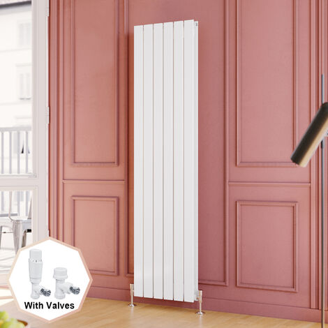 ELEGANT 1800 X 452 Mm White Modern Vertical Column Designer Rads Double