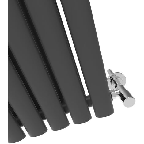 ELEGANT 1600 X 480 Mm Anthracite Modern Tall Bar Radiator Efficient