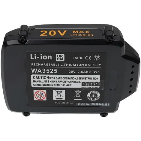 EXTENSILO Batteria Compatibile Con Worx Landroid L WR155E L2000 WR155E