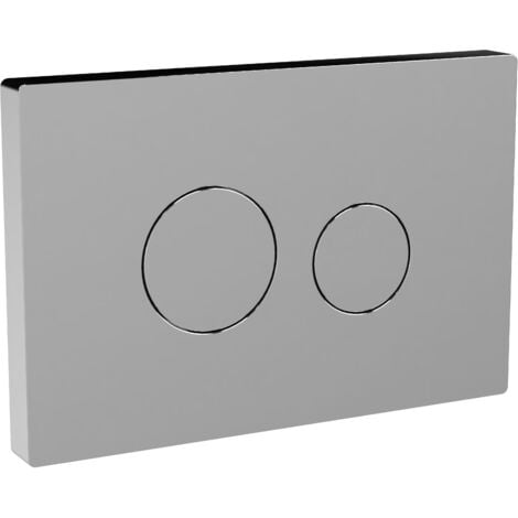 Nuie Pneumatic Dual Flush Plate Chrome