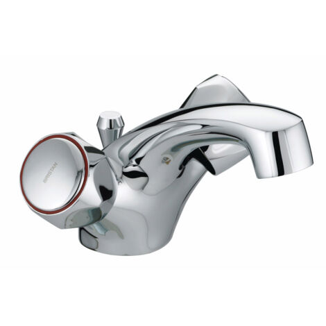 Bristan Value Club Dual Flow Basin Mixer Tap With Pop Up Waste Chrome