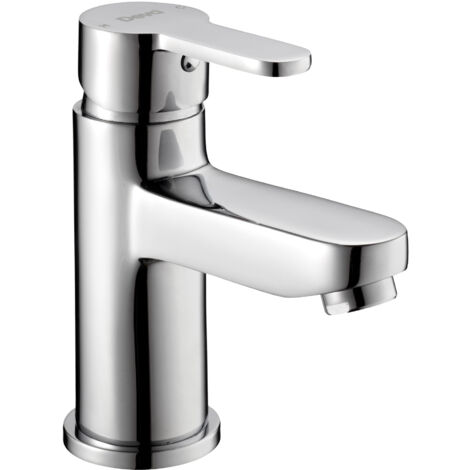 Deva Ethos Mono Basin Mixer Tap With Press Top Waste Chrome