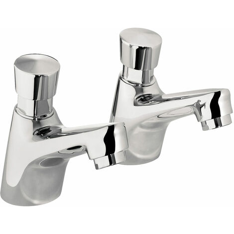 Jtp Sensor Non Concussive Basin Taps Pair Chrome