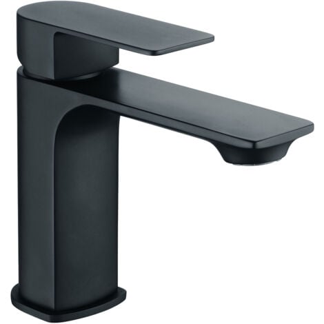 Signature Zico Basin Mixer Tap Single Handle With Waste Black