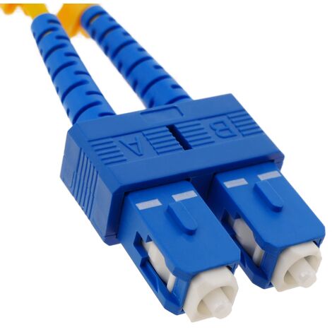 BeMatik Fiber Optic Cable ST To SC Duplex Singlemode 9 125 Of 1 M OS2