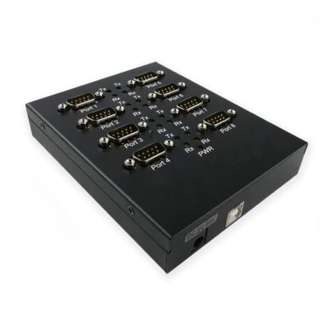 BeMatik USB To RS232 Titan Adapter Of 8 Serial Ports And DIN Rail