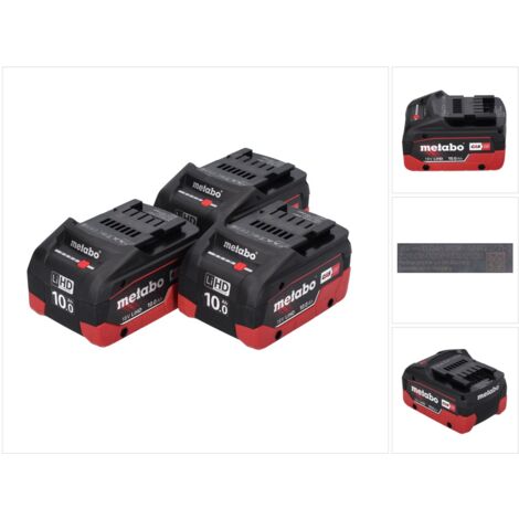 Metabo Lihd Set Di Batterie V Ah Sistema Cas X