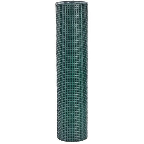 Fil de fer pour volière 4 angles 1x25 m cage 19x19 mm grillage pour