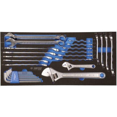 KING TONY 26 PC COMBINATION WRENCH SET FOR TROLLEY EVA FOAM