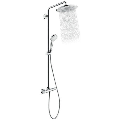 Hansgrohe Croma Select S Showerpipe Jet Ecosmart Mit Thermostat