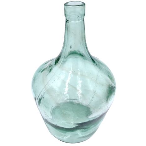 Vase Dame Jeanne L X Cm Forme Boule Verre Recycl Transparent