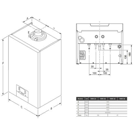 Caldera Vaillant ecoTEC plus SMART VMW 23CS 1 5 Cf con sensoHome vía radio