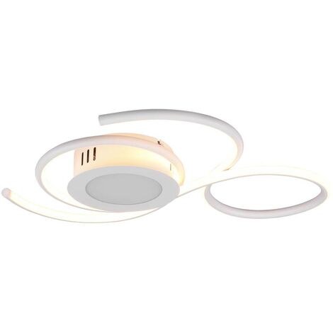 Jive Plafonnier Led Blanc Avec T L Commande Multifonction L Cm