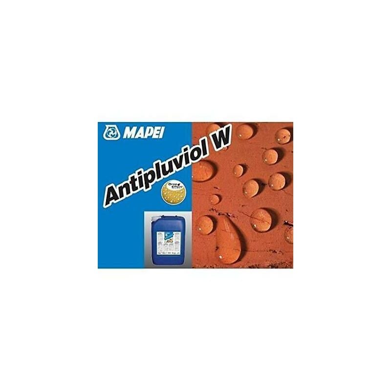 Antipluviol W 10kg Mapei Impregnante Idrorepellente Siliconico Acqua