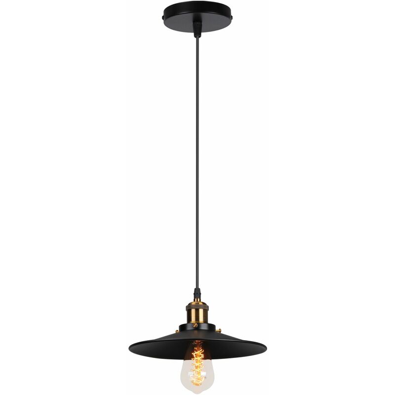 Industrial Lámparas de Colgar Retro Luz de Techo Ø22CM (Negro)Vintage Lámpara Edison Lustre,Lámpara de Techo Iluminación E27 para Loft Restaurante
Industrial Lámparas de Colgar Retro Luz de Techo Ø22CM (Negro)Vintage Lámpara Edison Lustre,Lámpara de Techo Iluminación E27 para Loft Restaurante