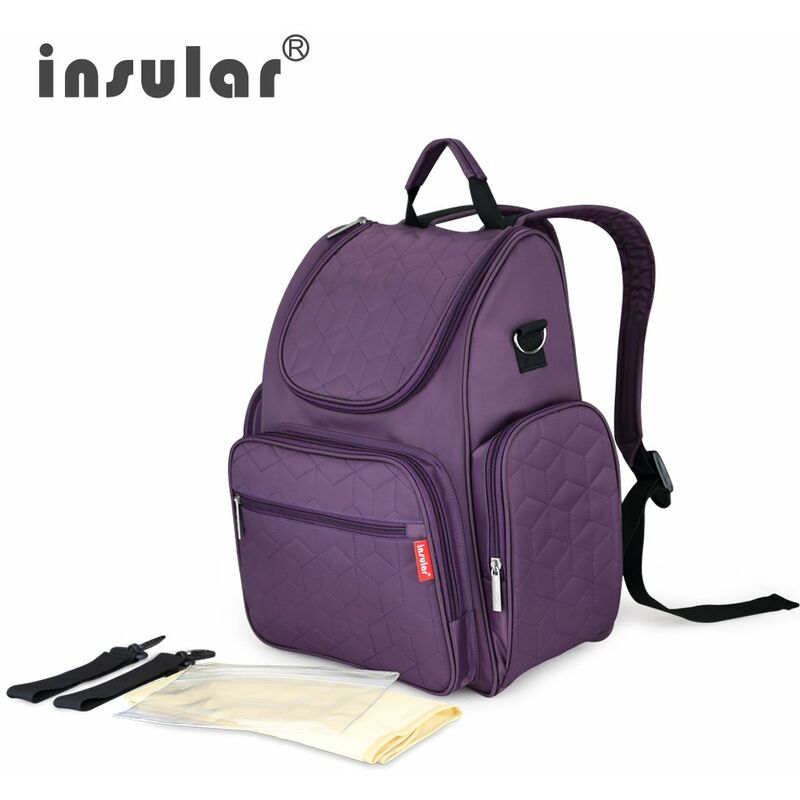 Insular Mommy Bag Mochila Impermeable de gran capacidad Bolsas de bebe Bolsa de panales con cambiador Cochecito Bolsa de almacenamiento con correa
Insular Mommy Bag Mochila Impermeable de gran capacidad Bolsas de bebe Bolsa de panales con cambiador Cochecito Bolsa de almacenamiento con correa