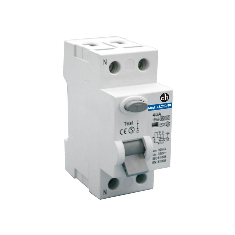 Interruptor automático diferencial (RCCB) 2 25 A 230 VAC Electro Dh 78.200/25 8430552142446
Interruptor automático diferencial (RCCB) 2 25 A 230 VAC Electro Dh 78.200/25 8430552142446