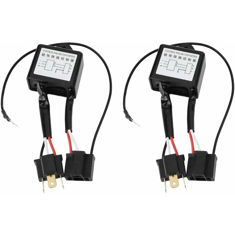 Interruptor de haz Polaridad polar invertida negativa - Adaptador convertidor LED 2pcs invertido para H4
Interruptor de haz Polaridad polar invertida negativa - Adaptador convertidor LED 2pcs invertido para H4