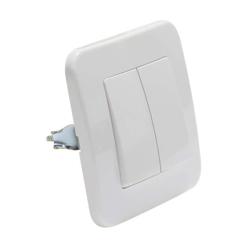 Iluminashop - Interruptor Empotrable Doble Conmutado Blanco Basic Marco Incluido Blanco
Iluminashop - Interruptor Empotrable Doble Conmutado Blanco Basic Marco Incluido Blanco