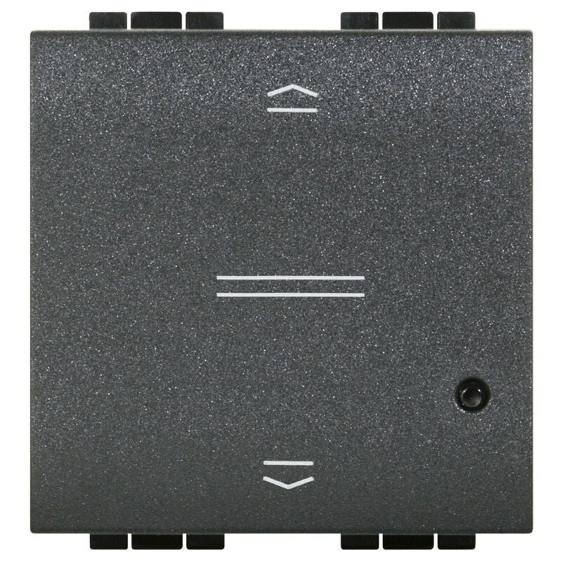 Interruptor para persianas conectado L4027CM2 serie Livinglight with Netatmo color Antracita - Bticino
Interruptor para persianas conectado L4027CM2 serie Livinglight with Netatmo color Antracita - Bticino