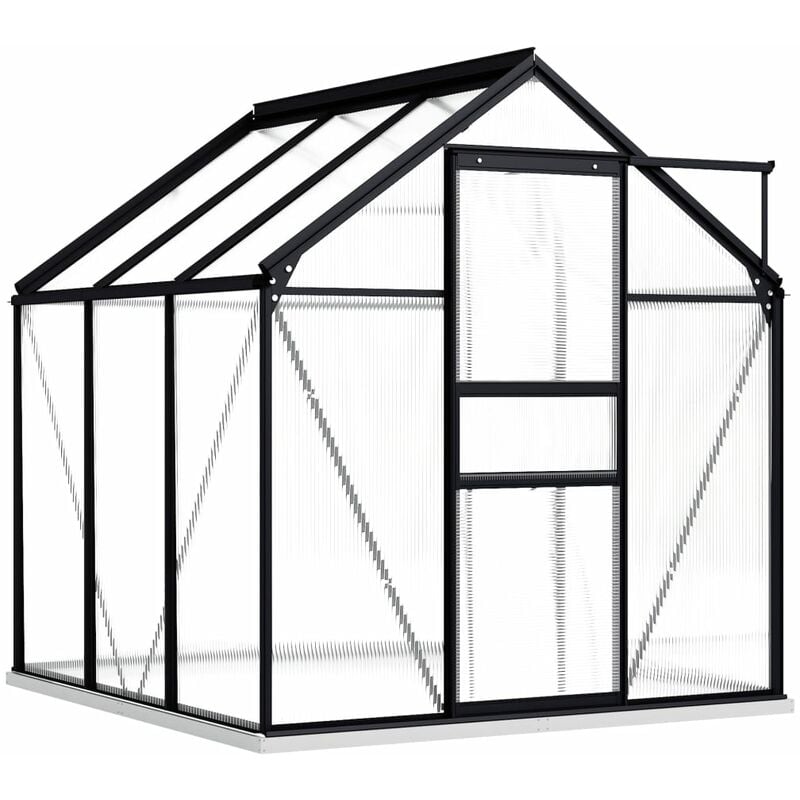 Invernadero con estructura de aluminio gris antracita 3,61 m² - Antracita - Vidaxl
Invernadero con estructura de aluminio gris antracita 3,61 m² - Antracita - Vidaxl