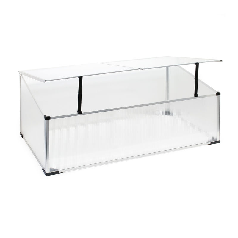 Invernadero de aluminio 100x60x40cm Resistente a la intemperie Protección UV Tejado abatible Cultivo
Invernadero de aluminio 100x60x40cm Resistente a la intemperie Protección UV Tejado abatible Cultivo