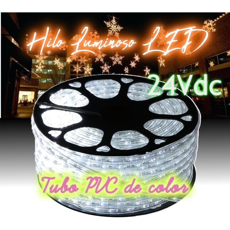 Jandei Hilo luminoso LED 6000K FLASH PVC Transparente exterior corte 16cm 24Vdc 20m decoración navidad fiesta hogar, jardin terraza rotulo
Jandei Hilo luminoso LED 6000K FLASH PVC Transparente exterior corte 16cm 24Vdc 20m decoración navidad fiesta hogar, jardin terraza rotulo