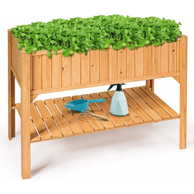 Costway - Jardinera de Madera Maceta de Abeto Tiesto Grande con Estante y Soporte Al Aire Libre
Costway - Jardinera de Madera Maceta de Abeto Tiesto Grande con Estante y Soporte Al Aire Libre