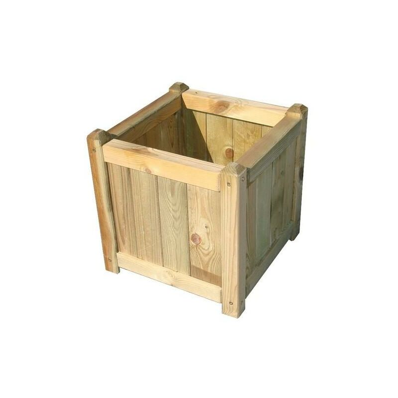 Jardinera Madera 40x40 cm, - Papillon
